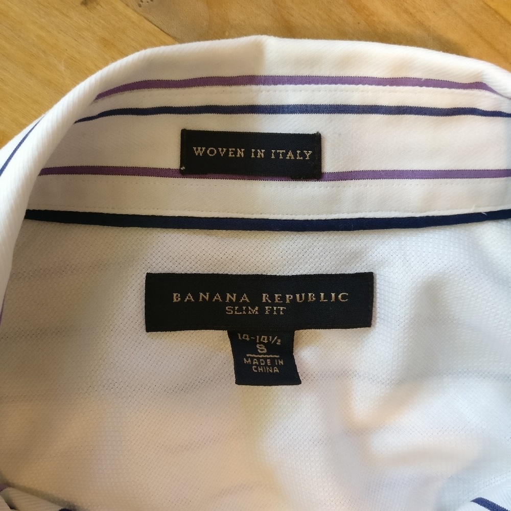 Banana Republic Men's Slim Fit Dress Shirt